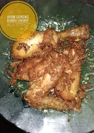 Foto resep 3. Ayam Goreng Bumbu Ungkep