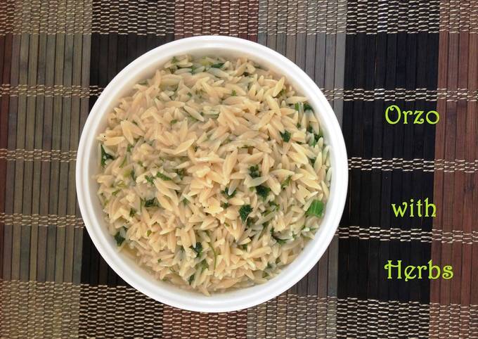 Recipe of Ultimate Orzo with Herbs