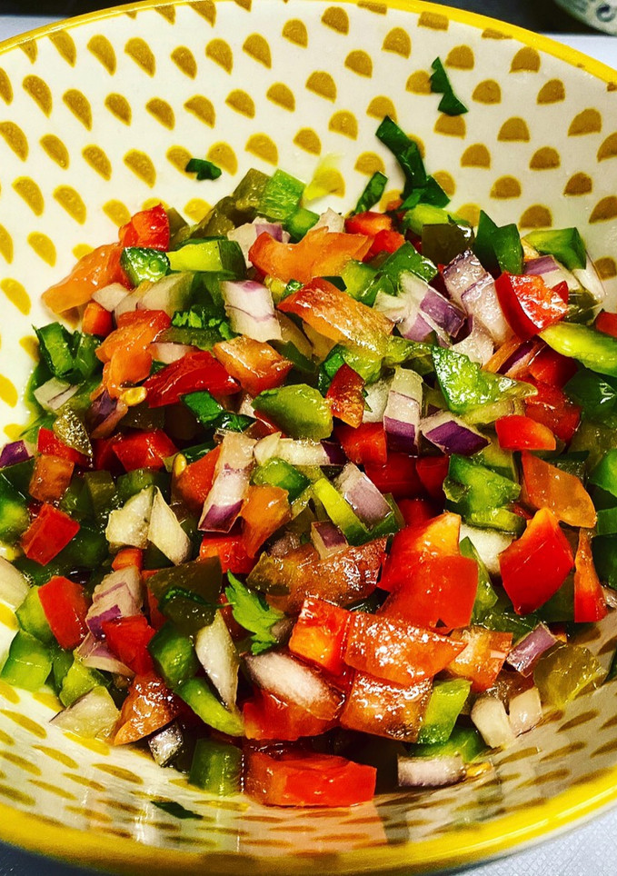 Una foto de Pico de gallo mexicano