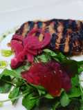 Carne asada macerada en whisky