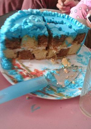 Una foto de Torta ajedrez