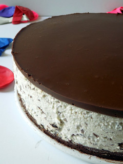 Una foto de Tarta gigante de Straciatella