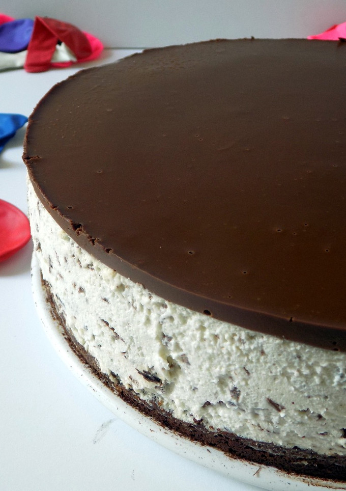 Una foto de Tarta gigante de Straciatella