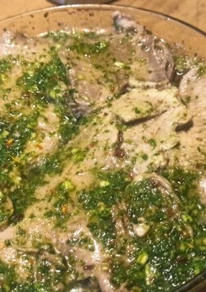 Una foto de Lengua a la vinagreta en olla a presión
