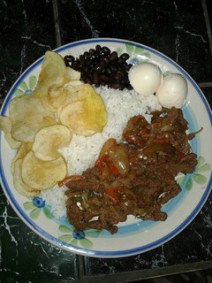 Una foto de Fajitas de res con salsa china