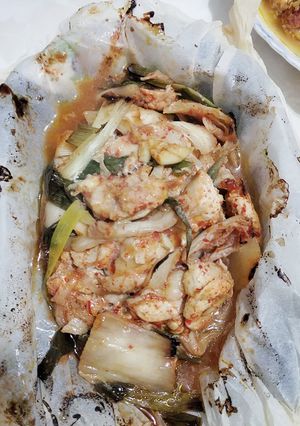 氣炸泡菜紙包雞 的食譜成品照片