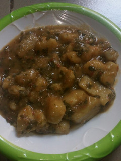 A picture of Yam porridge.
