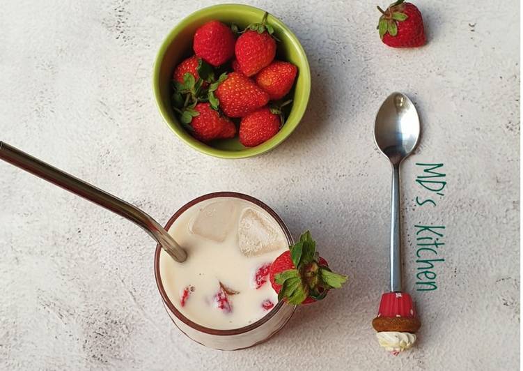 Korean strawberry milk