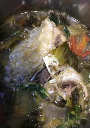 Hình của món Canh cá chép nấu dưa.