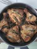 Pollo al horno con berenjenas