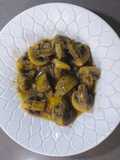 Stewed Mushrooms with Ham
