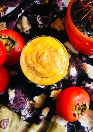 عکسی از دستور اسموتی خرمالو