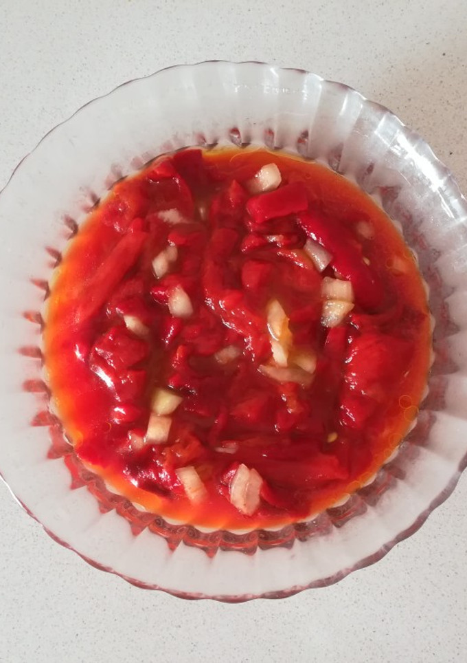 Una foto de Ensalada de pimientos