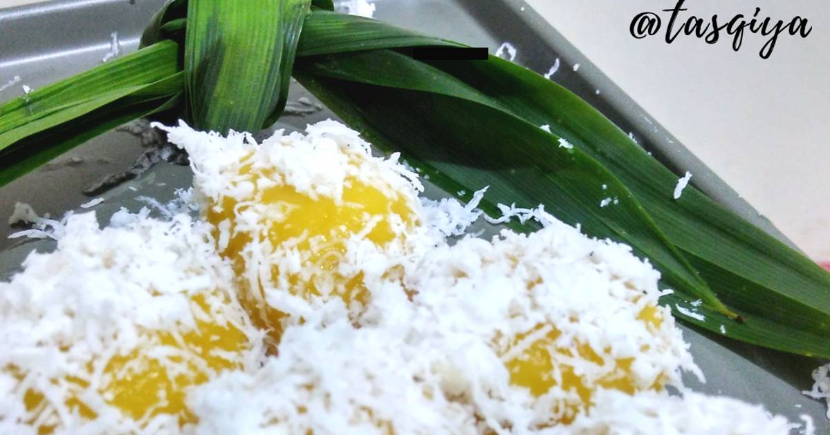 Resep Klepon Labu Parang Kuning Waluh Kabocha Oleh Rizky Sahla