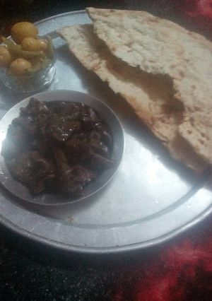 صورة لوصفة كبدة محمره