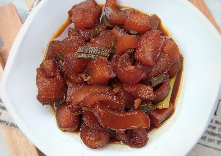 How to Make Yummy Kikil Kecap Kacang Panjang