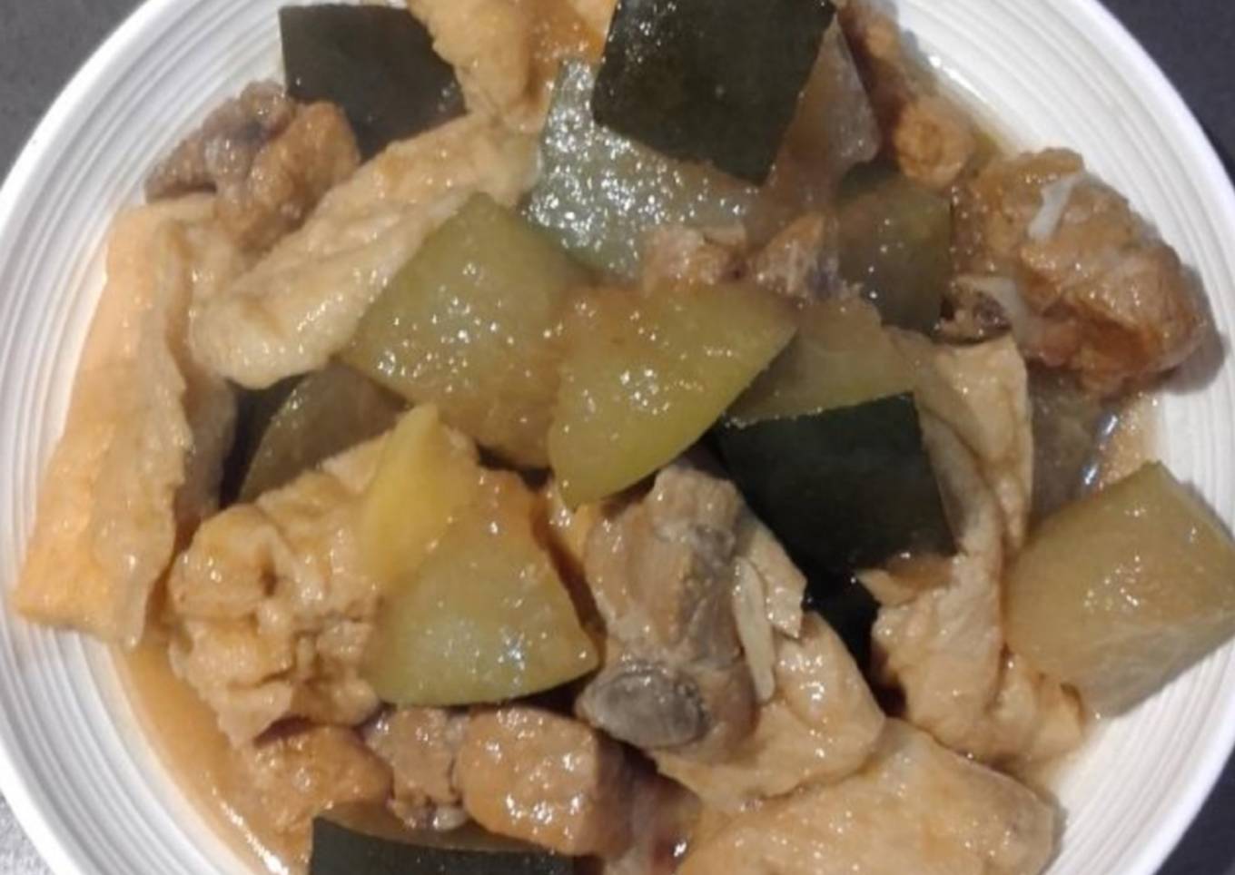 Pork with winter melon