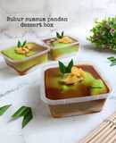 Bubur sumsum pandan dessert box