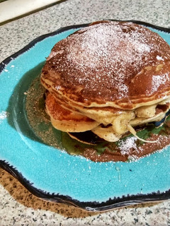 Φωτογραφία της συνταγής Pancakes με μέλι και κανέλα