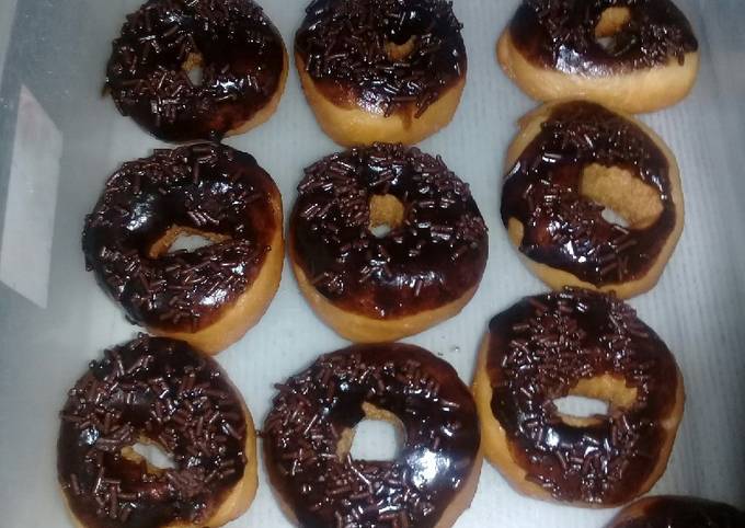 Resep Donat empuk no telur no kentang bahan irit bisa untuk jualan Anti Gagal