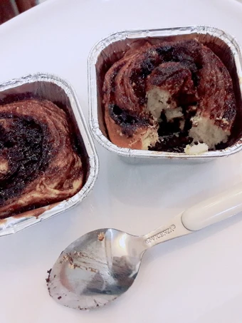 Langkah Gampang Membikin Resep Cinnamon roll cokelat lumer yang Lezat Sekali Anti Ribet, Mantap