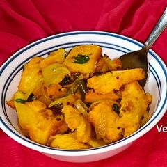 A picture of Bread Upma.