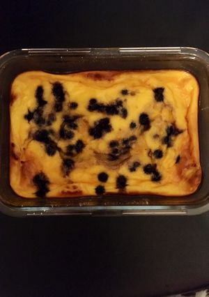 Egyszerű áfonyás joghurttorta 🫐 recept fotója