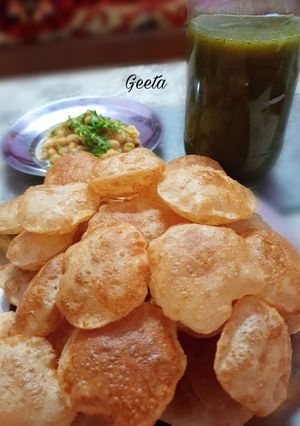 पानी पूरी (Pani puri recipe in Hindi) रेसिपी मुख्य फोटो