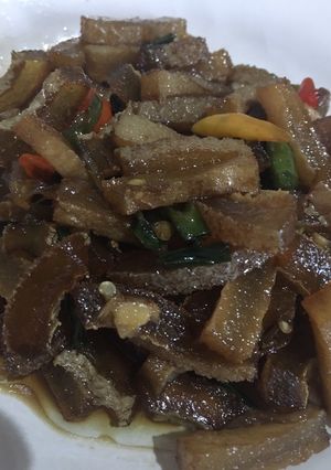 Foto resep Tumis kecap lumping (krecek/kulit sapi)