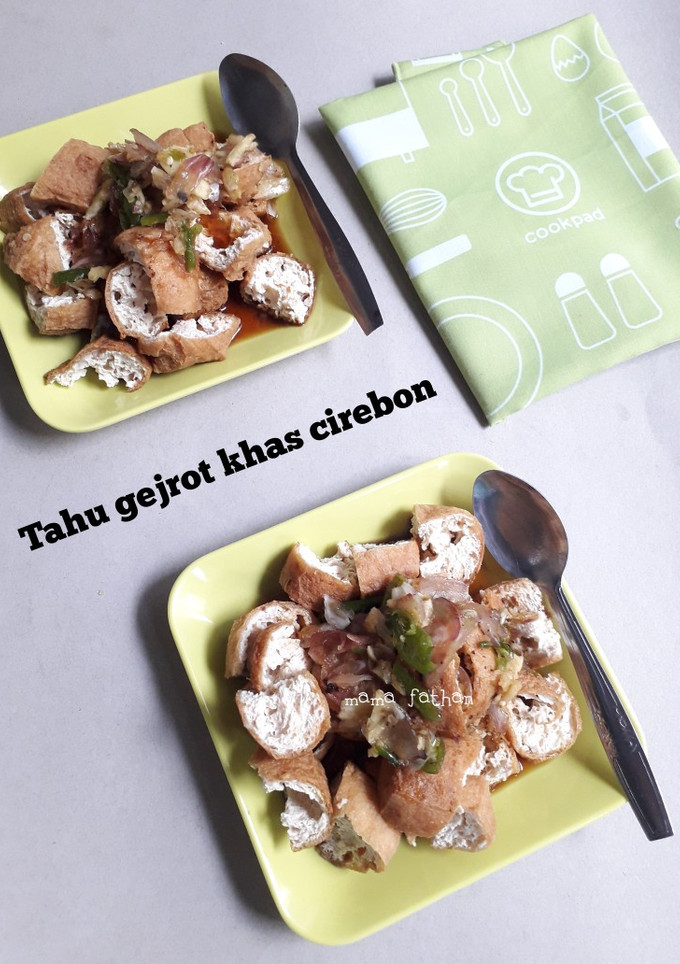 Foto resep Tahu gejrot khas cirebon