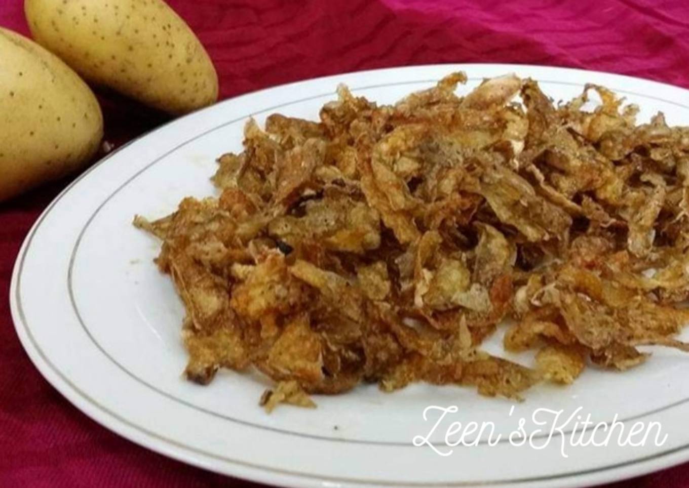 Fried Potato Peels