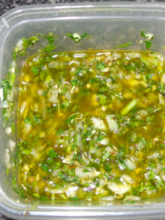 Una foto de Salsa de chimichurri