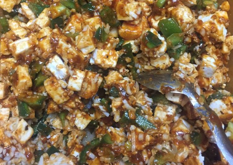 Recipe of Any-night-of-the-week Oil free paneer spicy