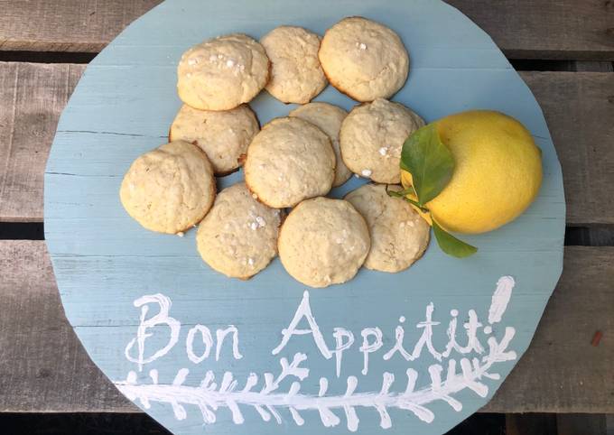 Soft and chewy Lemon Sugar Cookies 清香的檸檬餅乾🍋❤️!!! 食譜成品照片