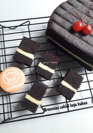 Foto resep Brownies coklat keju kukus