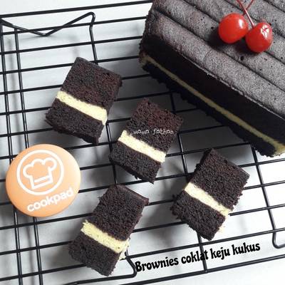 Resep Brownies Coklat Keju Kukus Oleh Mama Fathan - Cookpad Resep Brownies Coklat Keju Kukus Oleh Mama Fathan - Cookpad