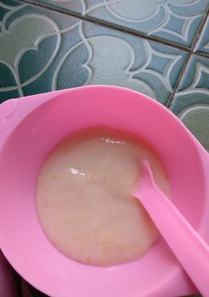 Foto resep Mpasi 6month tanpa slow cooker bubur nasi ikan