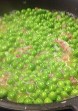 Foto principal de Guisantes de vaina con jamón