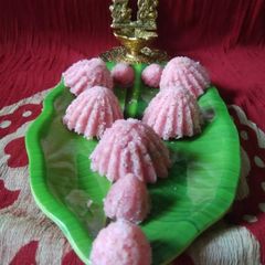 Rose gulkand modak A picture of Rose gulkand modak.