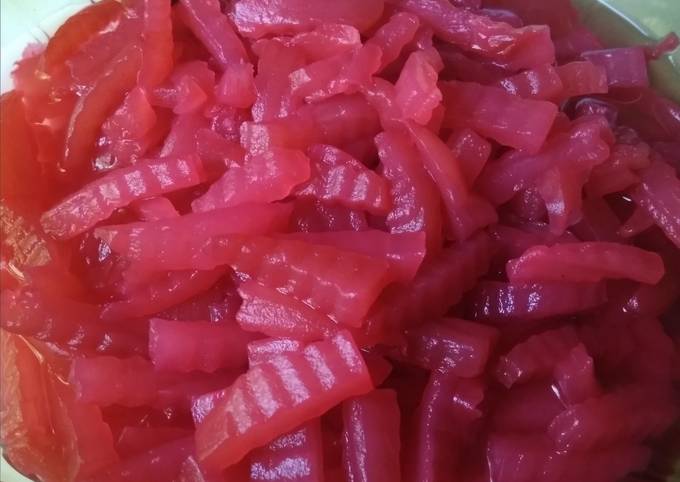 Langkah Mudah untuk Menyiapkan Manisan Pepaya Basah, Enak Banget