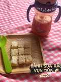 BÁNH SỮA RẮC VỤN DỪA (món phụ cho bé)
