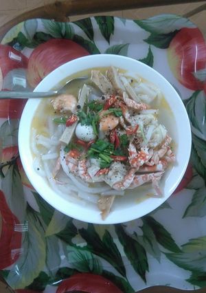 Hình của món Bánh canh ghẹ.