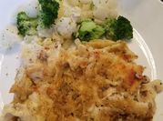 A picture of tuna noodle casserole