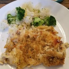 A picture of Grandma's Tuna Noodle Casserole.