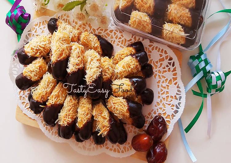 Resep RESEP NASTAR : Tart Isi Kurma Edisi Kue Lebaran #04 Anti Gagal