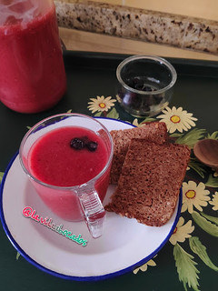 Una foto de Gazpacho de Arándanos
