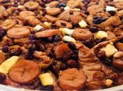 A picture of homemade bread pudding