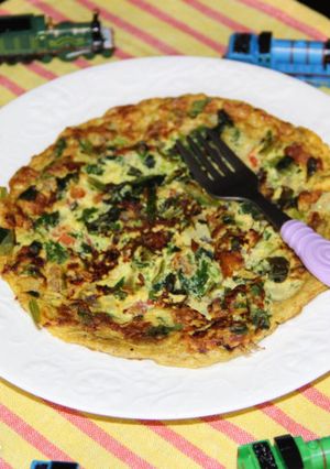 A picture of Street Food Style Bombay Masala Omelette.