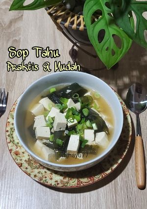 Foto resep Sop Tahu Rumput Laut Praktis