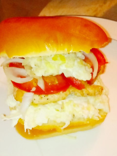 Una foto de Hamburguesas de pollo a mi estilo Venezolano